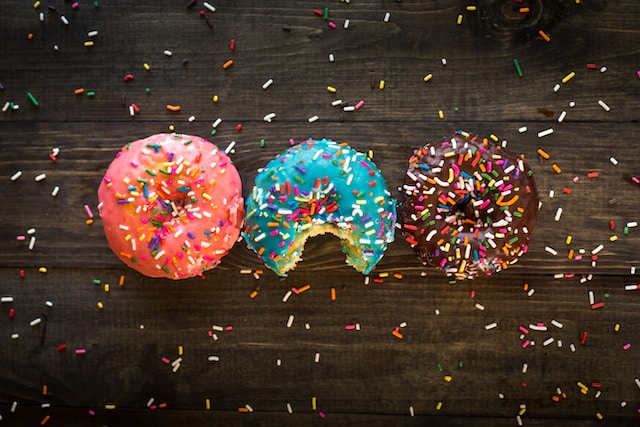 colourful donuts