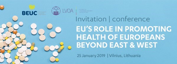 invitation to conference in Vilnius, 25 January 2019
