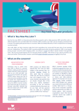 Buy Now Pay Later factsheet