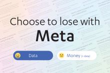Choose to lose with Meta: visual of the action