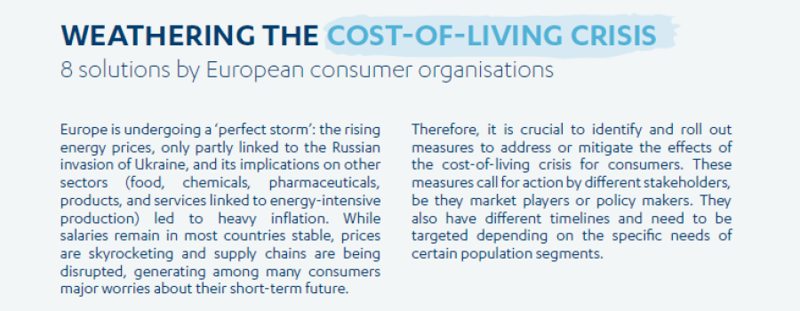 Weathering the Cost-of-Living crisis, cover