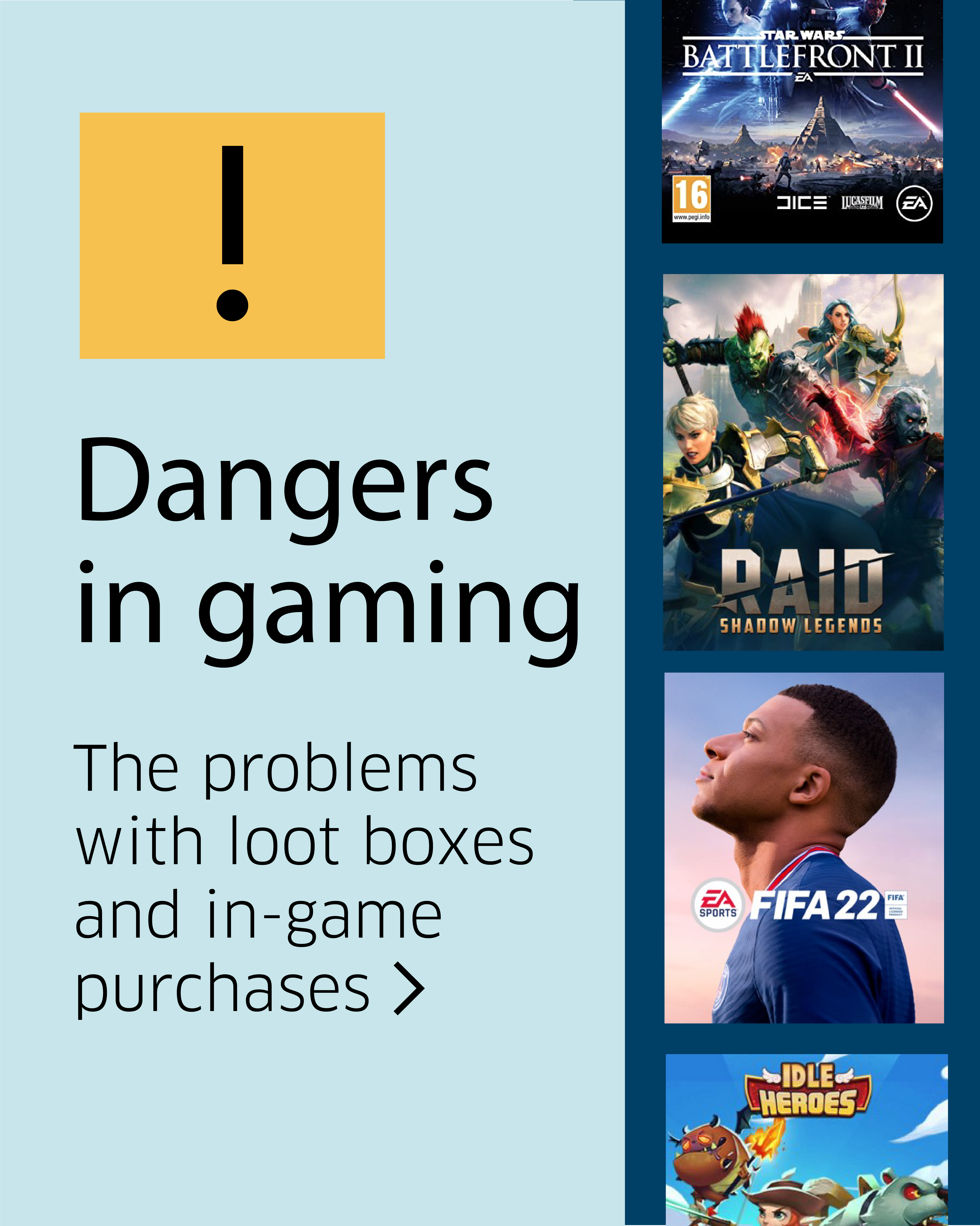 Image illustrating the problems with loot boxes