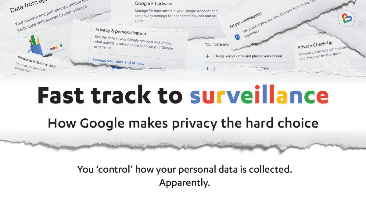 How Google makes privacy the hard choice