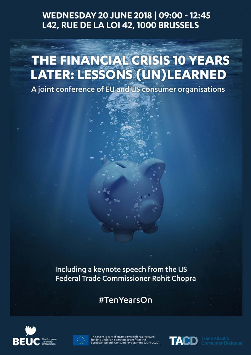 The financial crisis 10 years later: conference poster