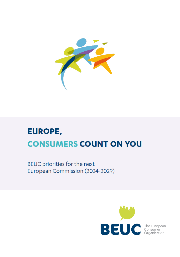 BEUC priorities for the next European Commission (2024-2029)