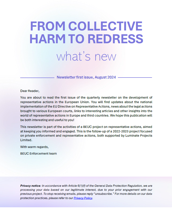 From collective harm to redress: what's new? | Issue #6