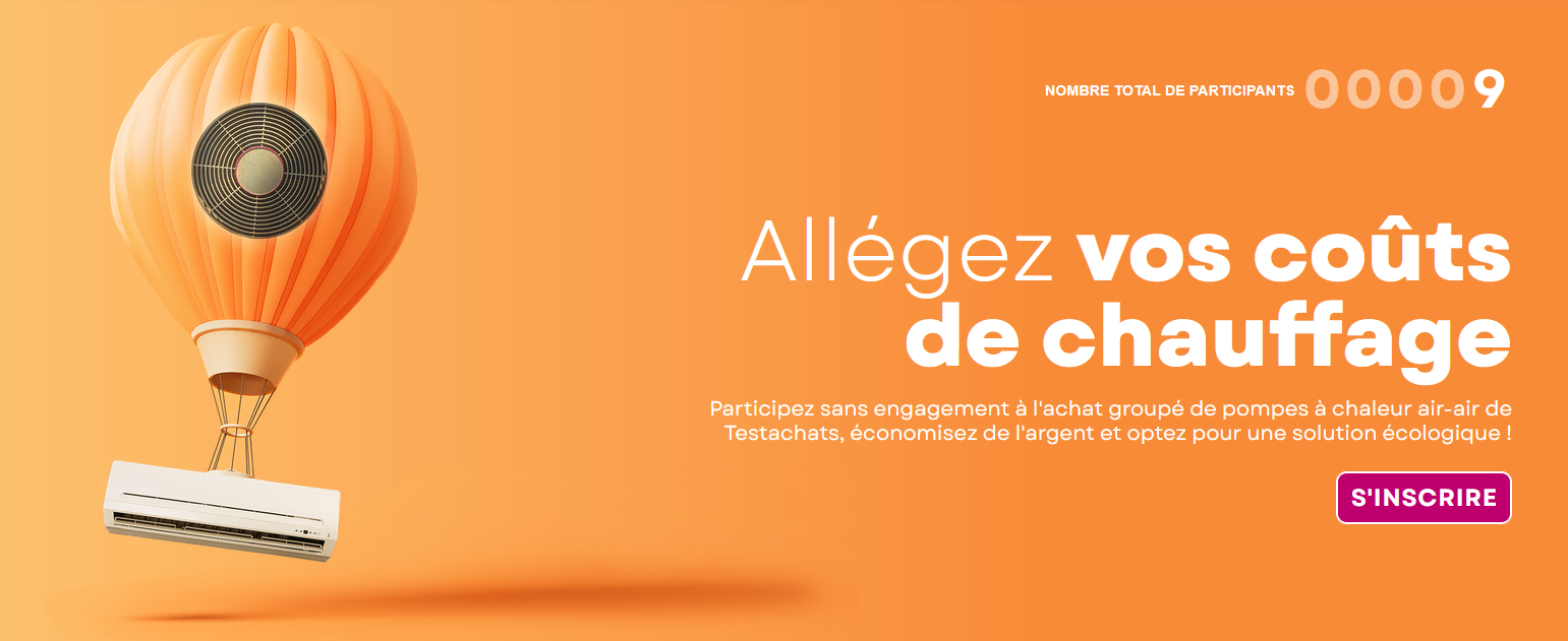 Clear-HP Testachats: page de campagne sur les pompes à chaleur