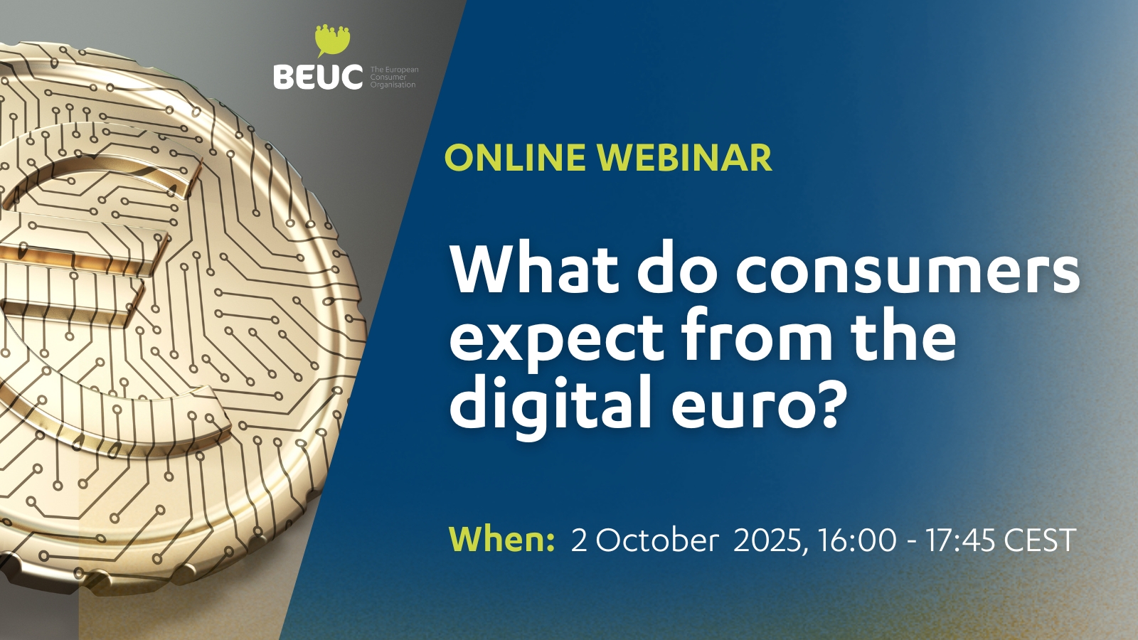 What do consumers expect from the digital euro?