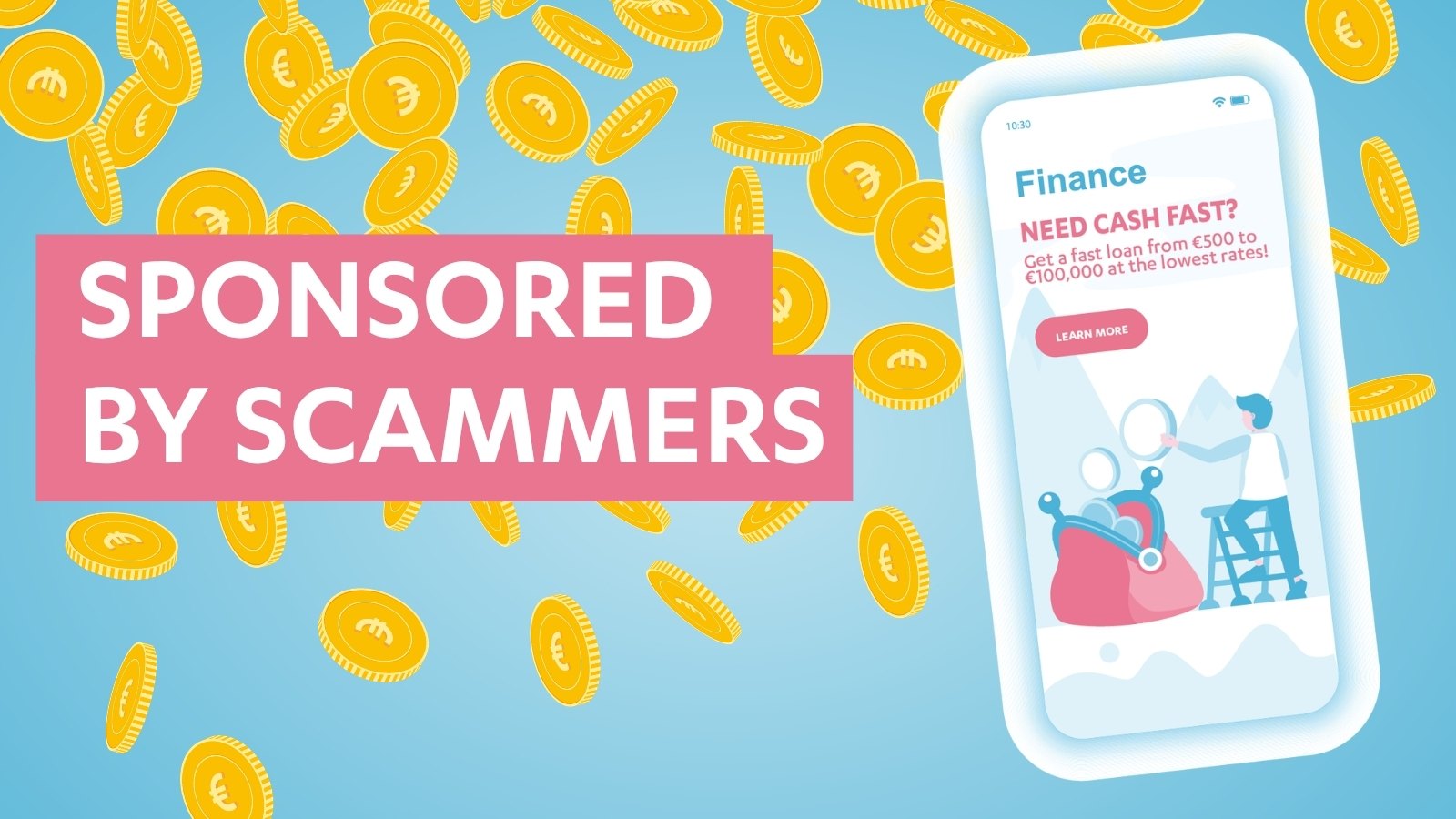 Sponsored by Scammers banner