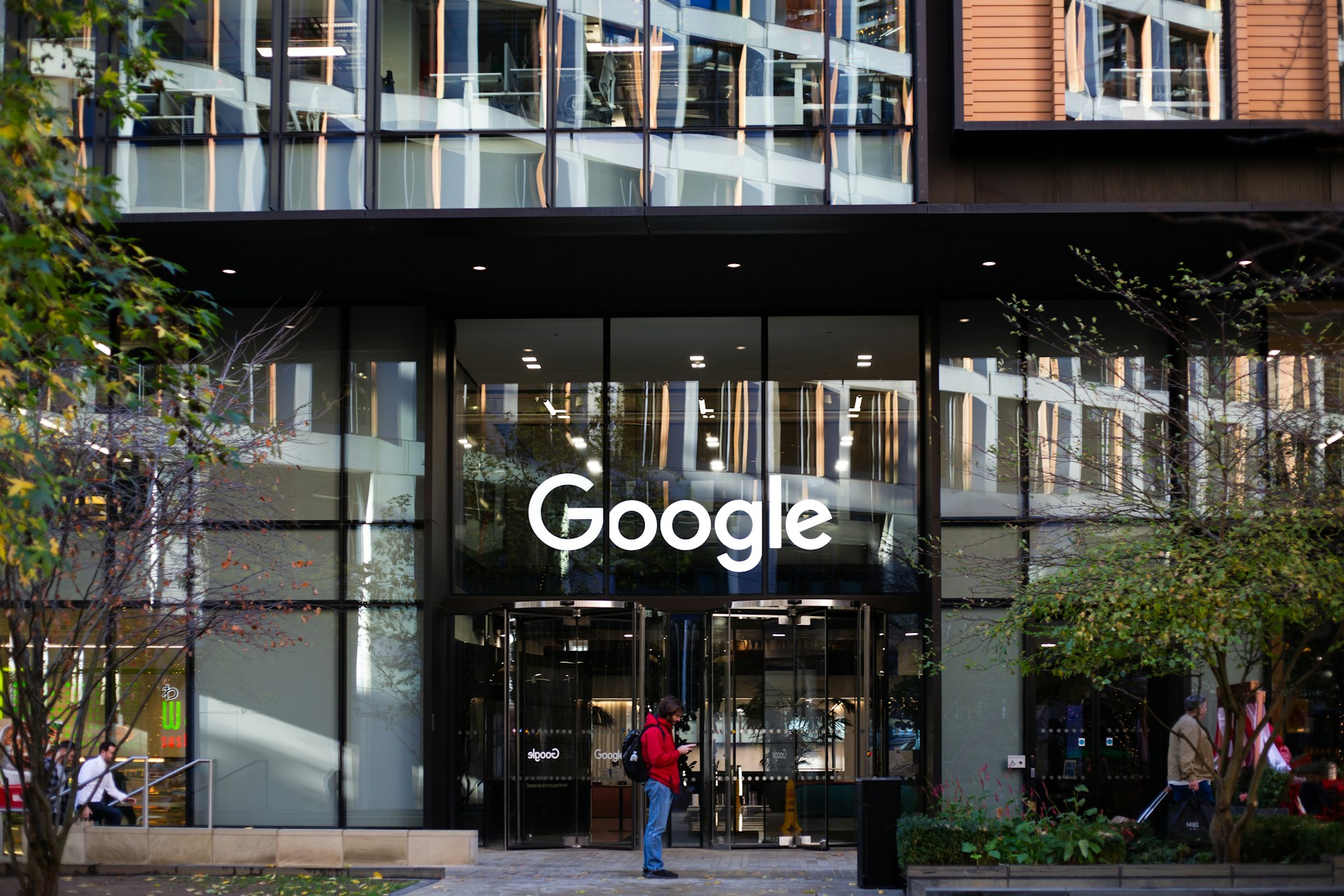 Entrance of Google building