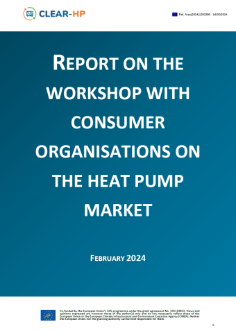 CLEAR-HP Report on the workshop, blue cover