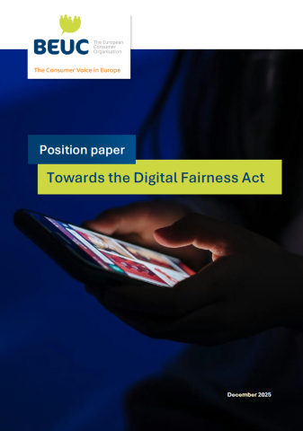 DFA position paper cover: holding mobile phone 