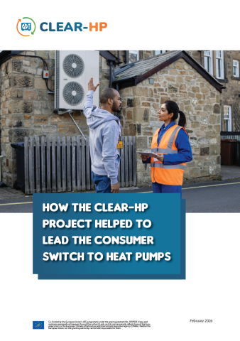 The CLEAR-HP project helped to accompany consumers across Europe throughout the whole purchasing journey of switching from a fossil fuel boiler to a heat pump. The project aimed to raise consumer awareness, build confidence in heat pump technology, and ultimately enhance both the energy efficiency and comfort of people’s homes.    At its core, national consumer organisations in seven European countries (Belgium, Bulgaria, Italy, Slovenia, Slovakia, Spain and Portugal) organised collective purchase campaigns