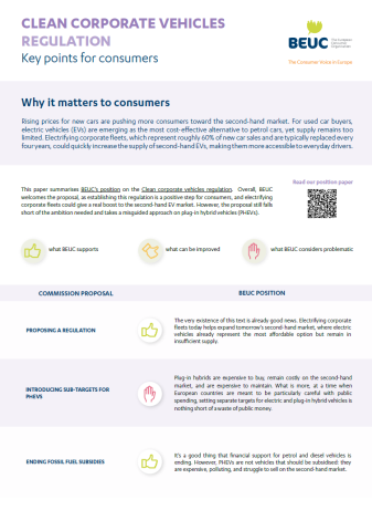 Clean corporate vehicles regulation
