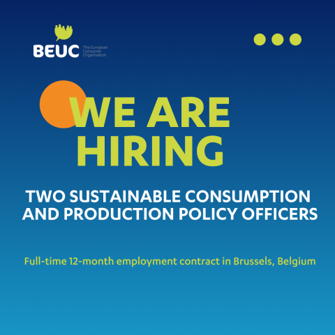 Sustainable Consumption and Production Policy Officers