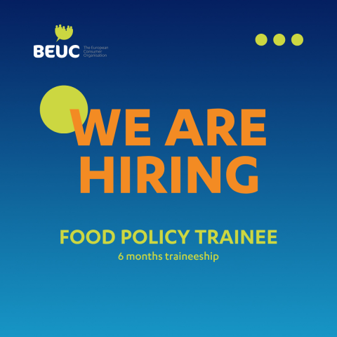 Food Policy Trainee, 6 months traineeship