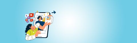 Website banner - influencer marketing