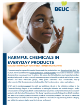 Harmful chemicals in everyday products: cover