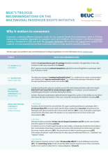 Consumers combining different transport modes