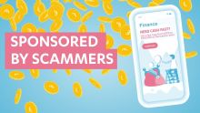 Sponsored by Scammers banner