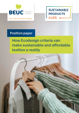 How Ecodesign criteria can make sustainable and affordable textiles a reality
