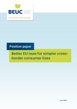 Better EU laws for simpler cross-border consumer lives