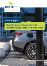 Electrifying company fleets to lower mobility costs for consumers