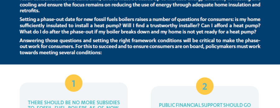 checklist on fossil fuels boilers ban