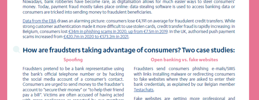 Fraud factsheet factsheet