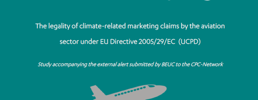 Cover of Green (F)lying report