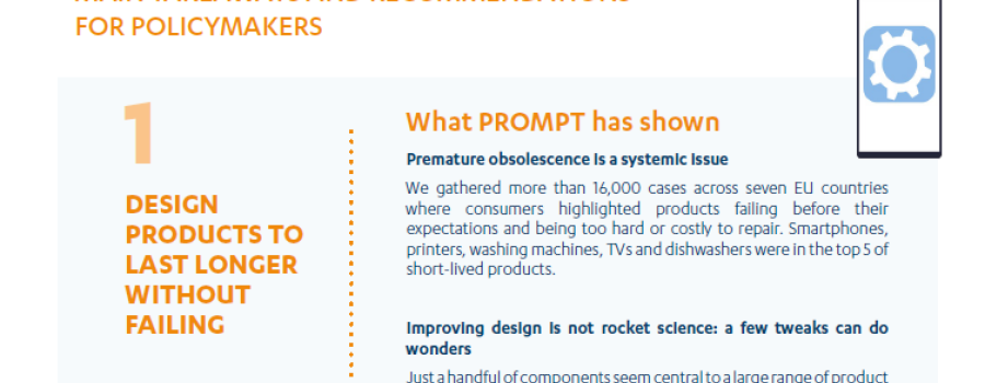 Prompt: policy recommendations document