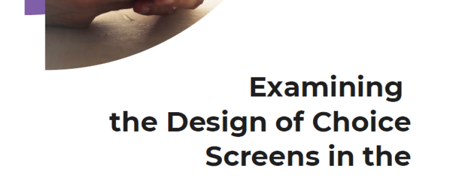 Screen choice report