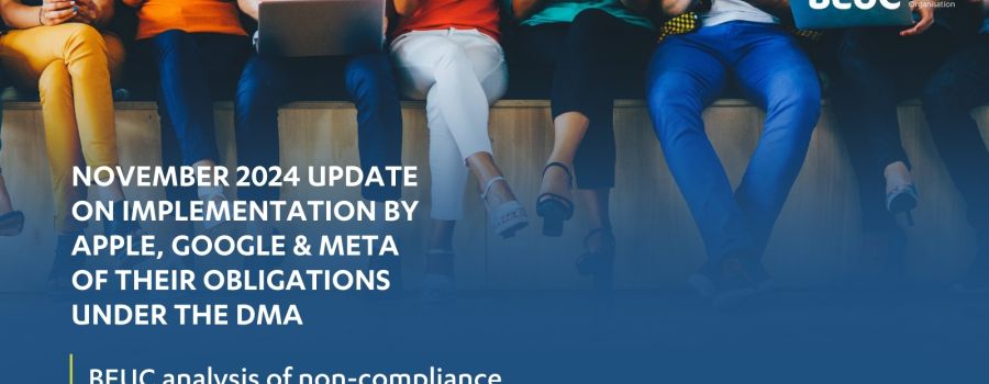 DMA BEUC analysis of non-compliance