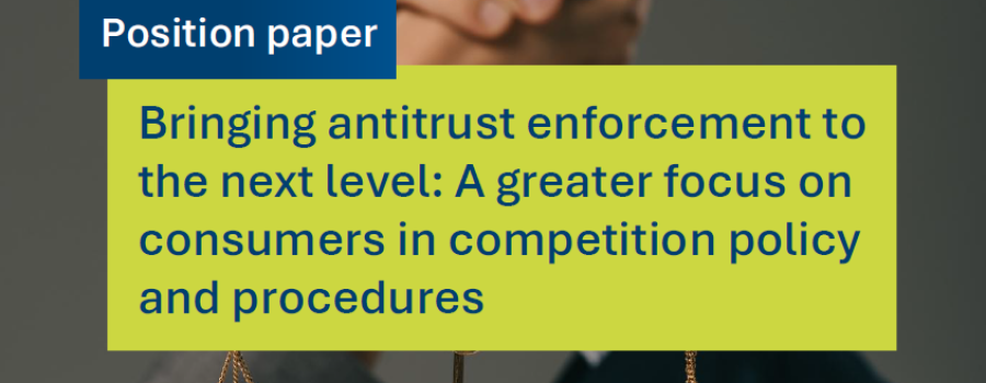Competition law aims to protect consumers by ensuring fair market conditions, promoting choices and access, and stimulating lower prices and higher quality. The framework for the enforcement of those rules was adopted more than 20 years ago and should be updated to address new market structures and businesses practices, especially in fast-evolving and dynamic digital sectors.   The announced review of EU Regulation 1/2003 is a timely opportunity to enhance the effectiveness and coherence of competition enfo