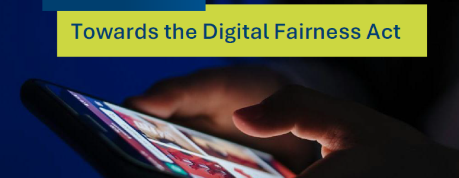 DFA position paper cover: holding mobile phone 