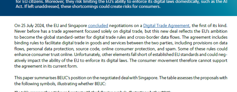 EU-Singapore Digital Trade Agreement