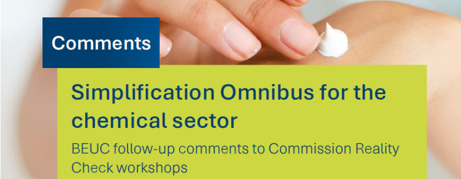 BEUC follow-up comments to Commission Reality Check workshops