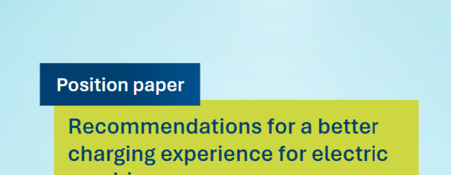 Position paper on electric car charging