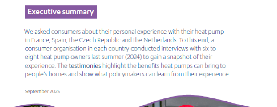 What's it like to live with a heat pump? | Executive summary