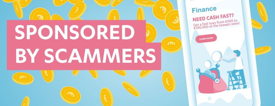 Sponsored by Scammers banner