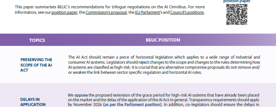 AI Omnibus, next steps