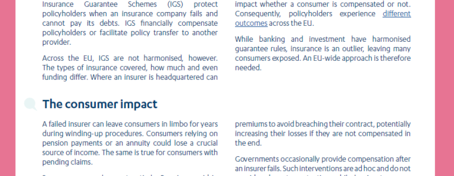 Insurance Guarantee Schemes