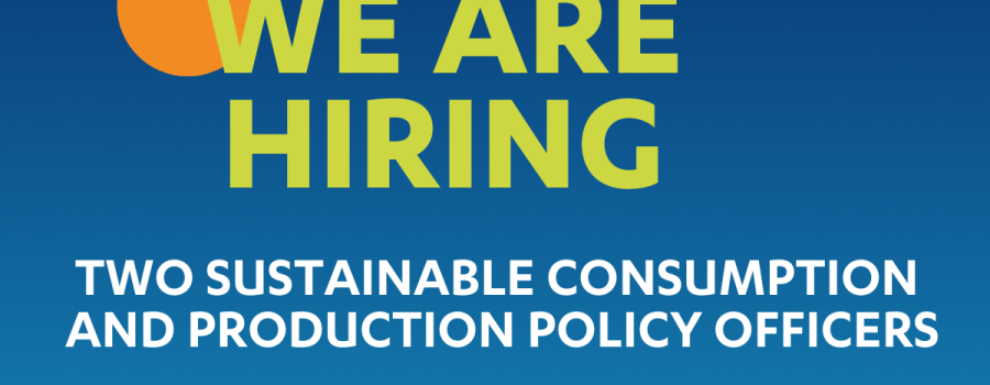 Sustainable Consumption and Production Policy Officers