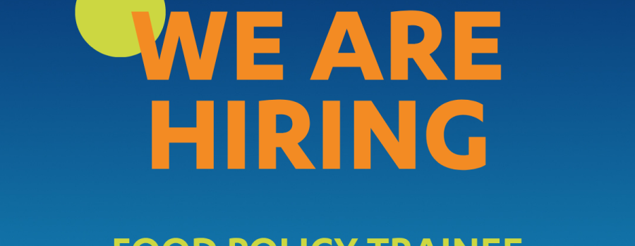 Food Policy Trainee, 6 months traineeship