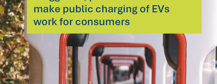 how to make public charging of EVs work for consumers